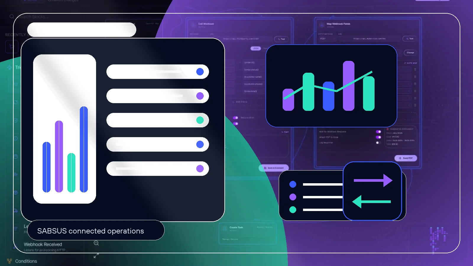 SABSUS CRM pipeline and connected operating platform