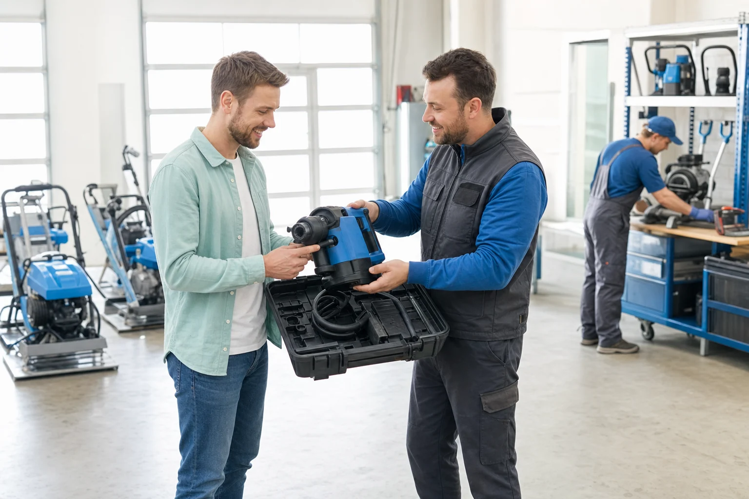 SABSUS equipment inventory, rental and maintenance workflow