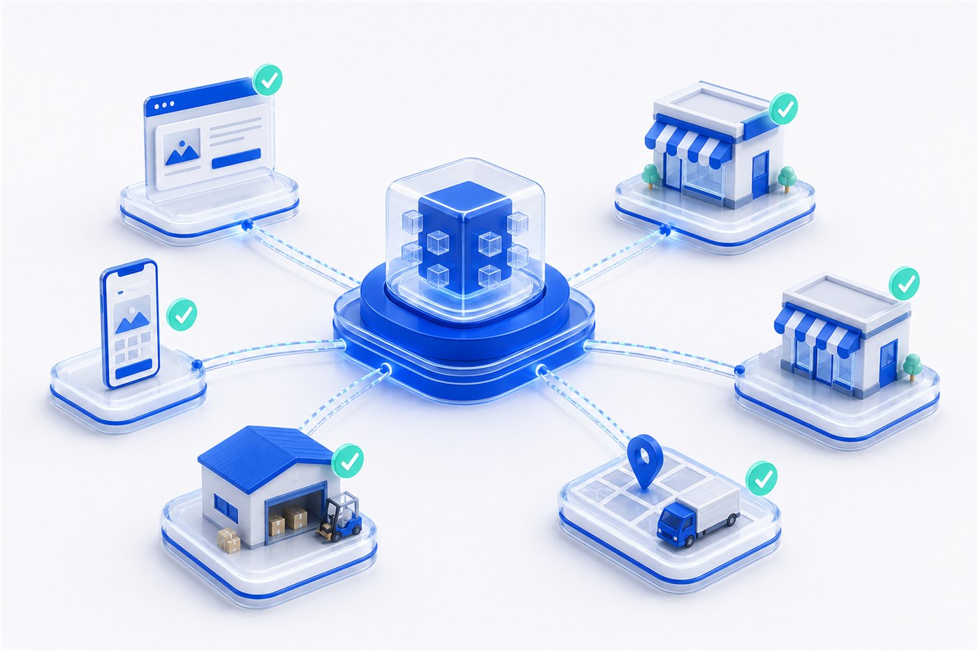 Новая точка подключается к уже работающему ядру