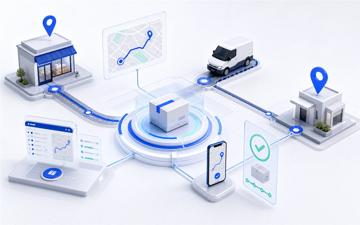 AI-визуализация процессов для модуля Доставка